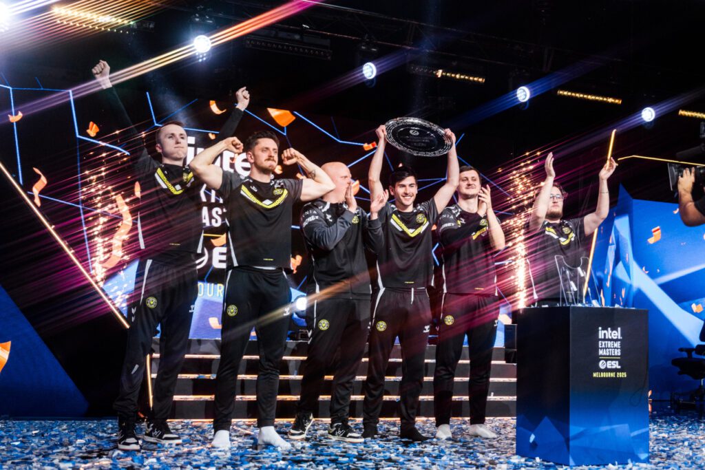 team-vitality-triumph-1 Team Vitality lifts the IEM Melbourne 2025 trophy after securing the ESL Grand Slam Season 5 in Counter-Strike 2